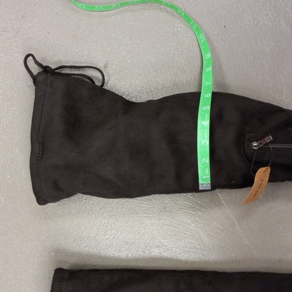 SAVAII  Dark Brown Over the Knee, Heeled Boots - Picture 11 of 16